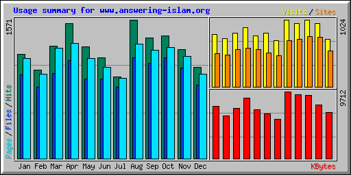 Usage summary for www.answering-islam.org