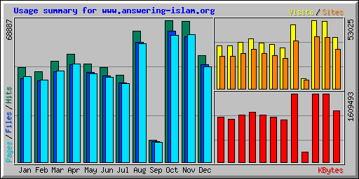 Usage summary for www.answering-islam.org